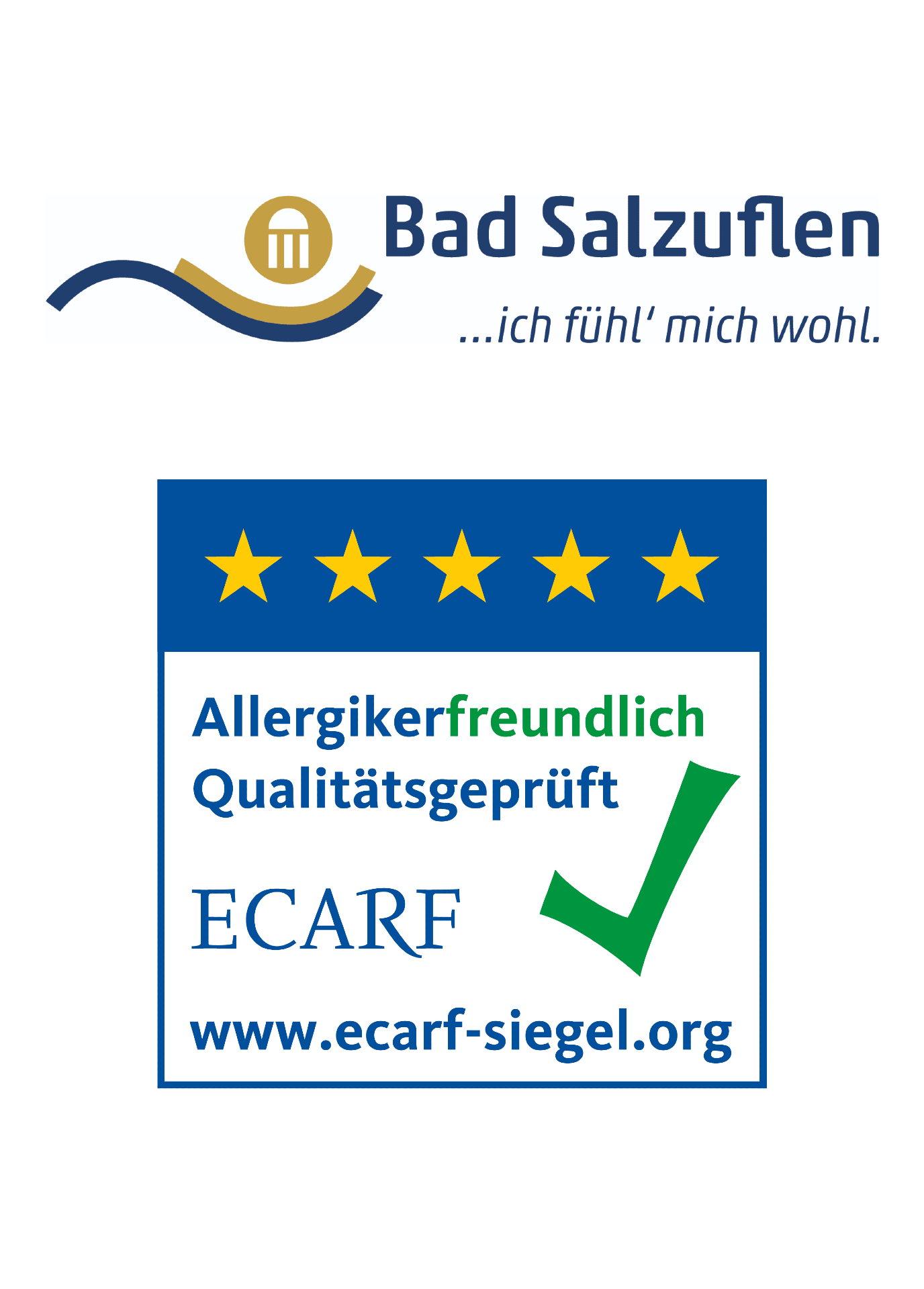 Seit 2017 gilt Bad Salzuflen als ECARF-Zertifizierte Allergikerfreundliche Kommune. Dazu zählen auch Geschäfte in der Innenstadt, wie zum Beispiel einige Restaurants und ein Friseur.
